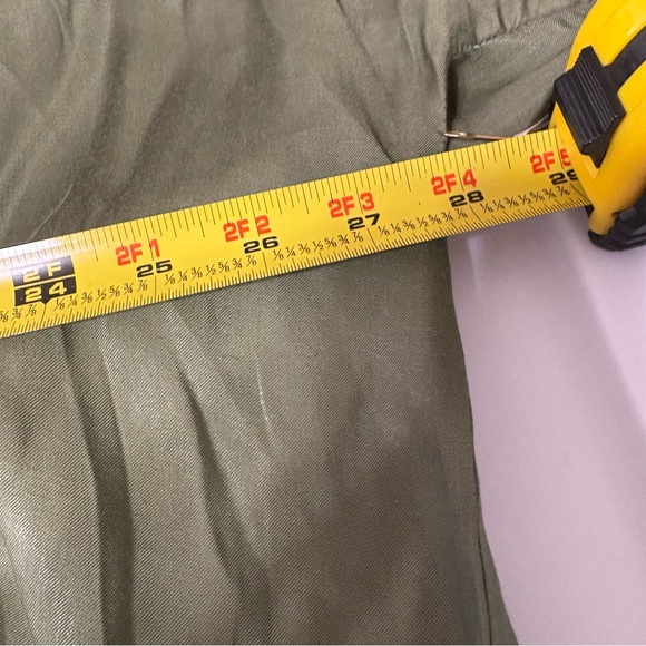 NWT Olive green embroidered boho blouse made of 100% rayon - Picture 10 of 12